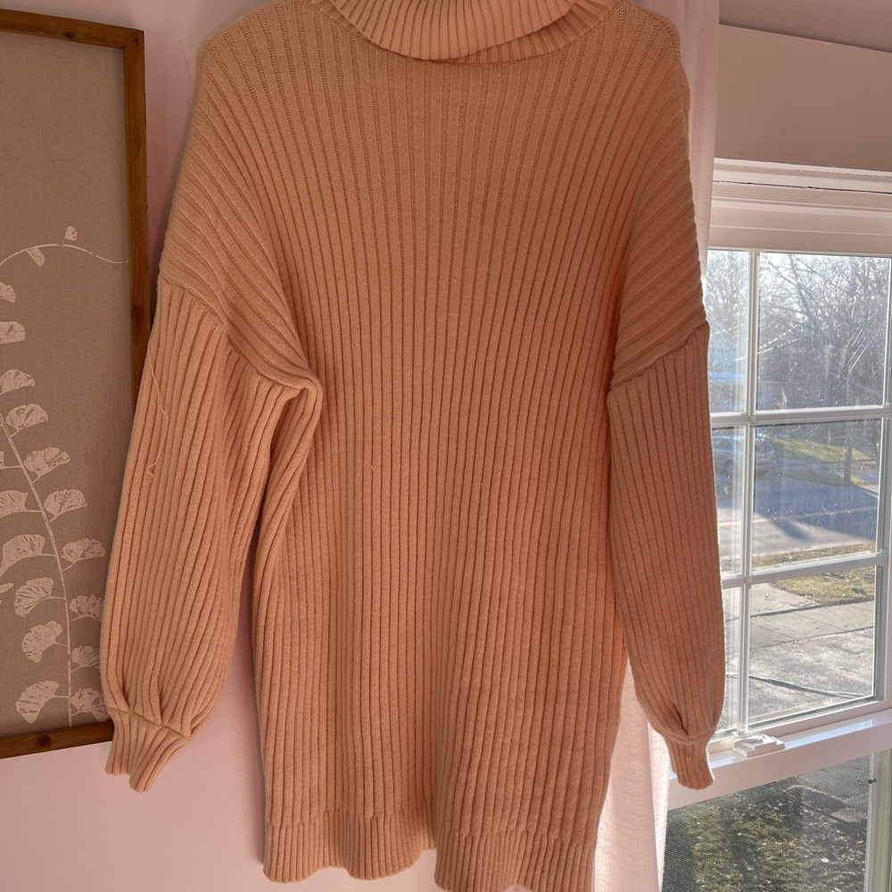 Long Sleeve Sweater Dress with Elegant Design